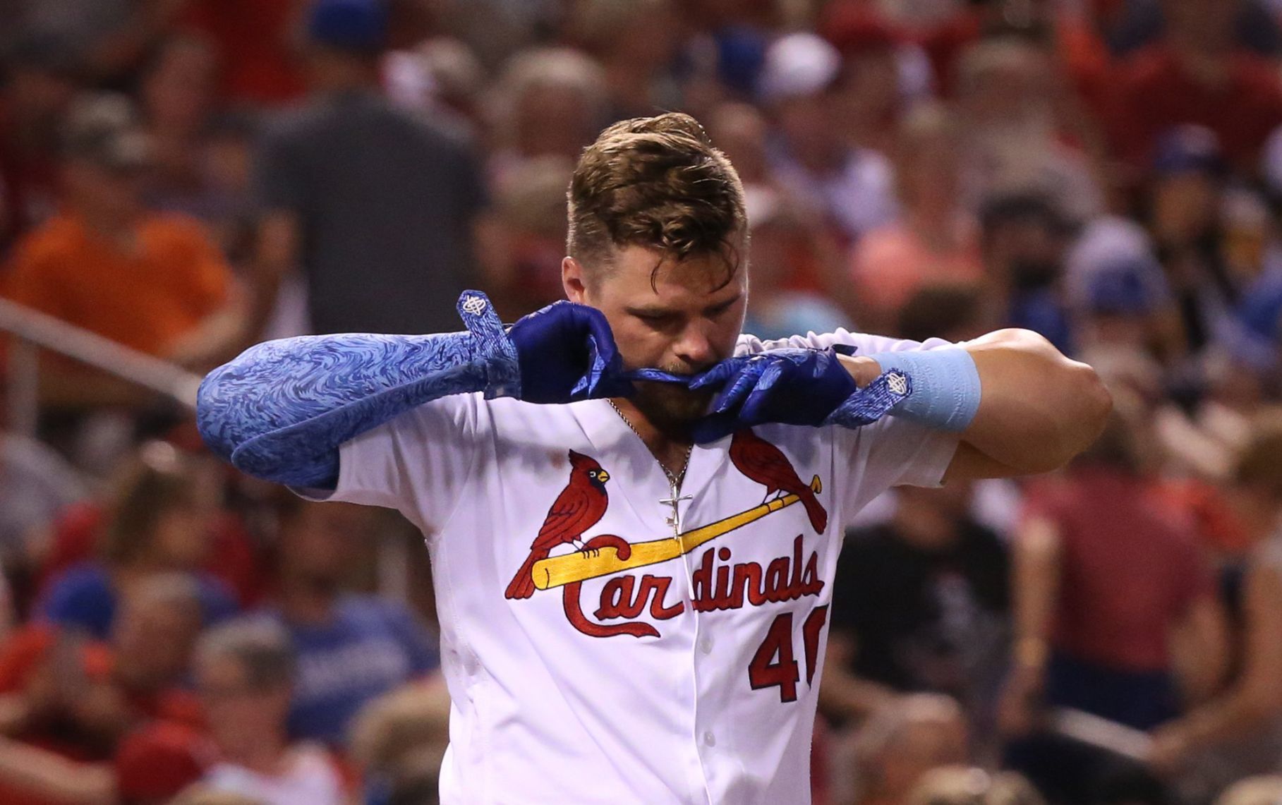 Cards and Cubs battle in the hot series finale Sunday night